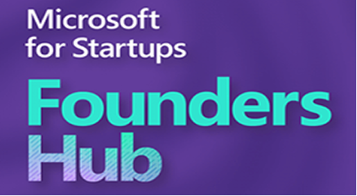 Microsoft Founders Hub Logo (Purple BG)